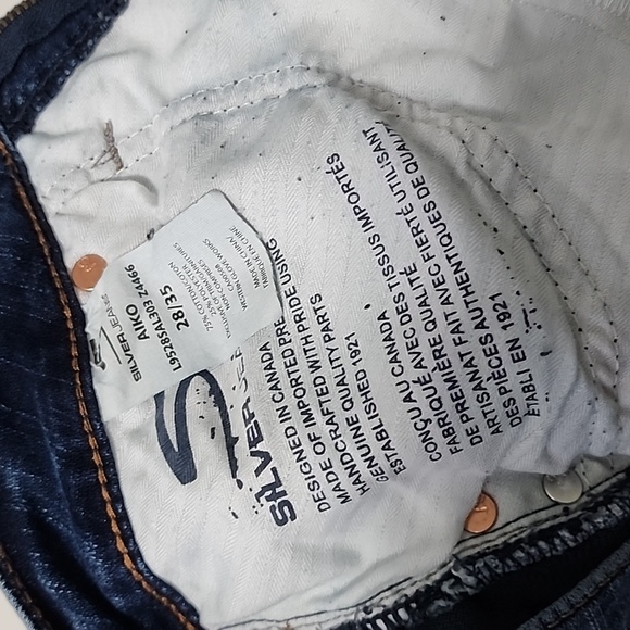 Silver Jeans Aiko Boot cut Jeans size 28 - Picture 7 of 11